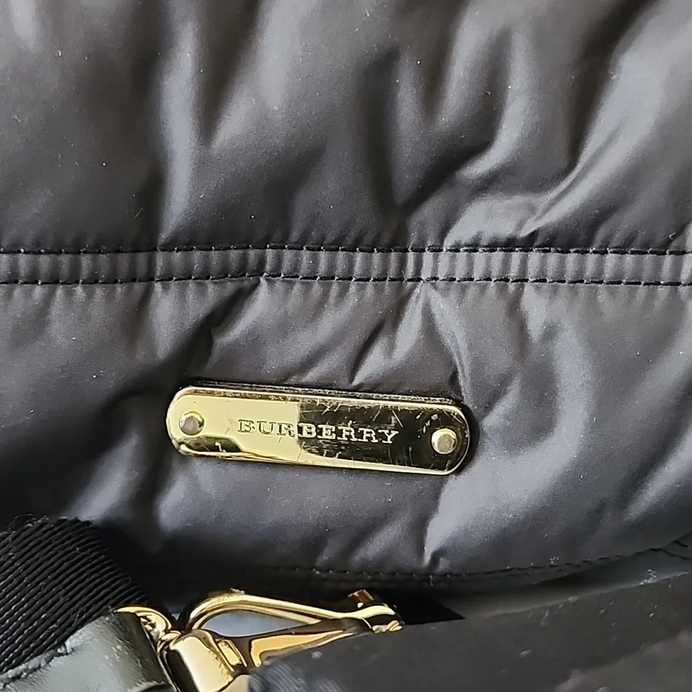 BURBERRY Olympia Baby Diaper Bag Travel Duffle Tote Plaid Nova Check Unisex - Picture 5 of 16